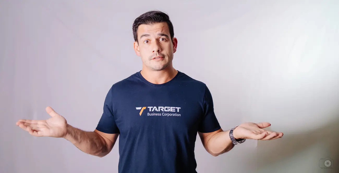 Douglas de Oliveira, CEO da Target, em reunião com parceiros de negócio